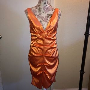 Orange dress